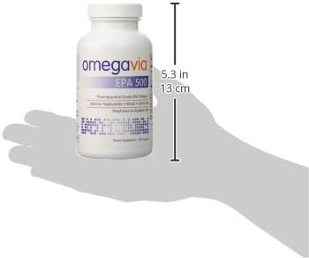 OmegaVia Aceite de pescado EPA 500 Omega-3 120 cápsulas