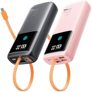 Paquete de 2 cargadores portátiles para laptop de 24000 mAh 65 W co...