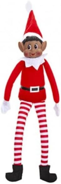 Peluche de elfo navideño que se comporta mal muñeca larga