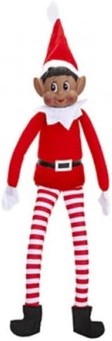 Peluche de elfo navideño que se comporta mal muñeca larga