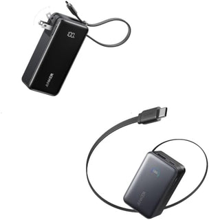 Anker Cargador portátil Nano 3 en 1 para iPhone, banco de energía d...
