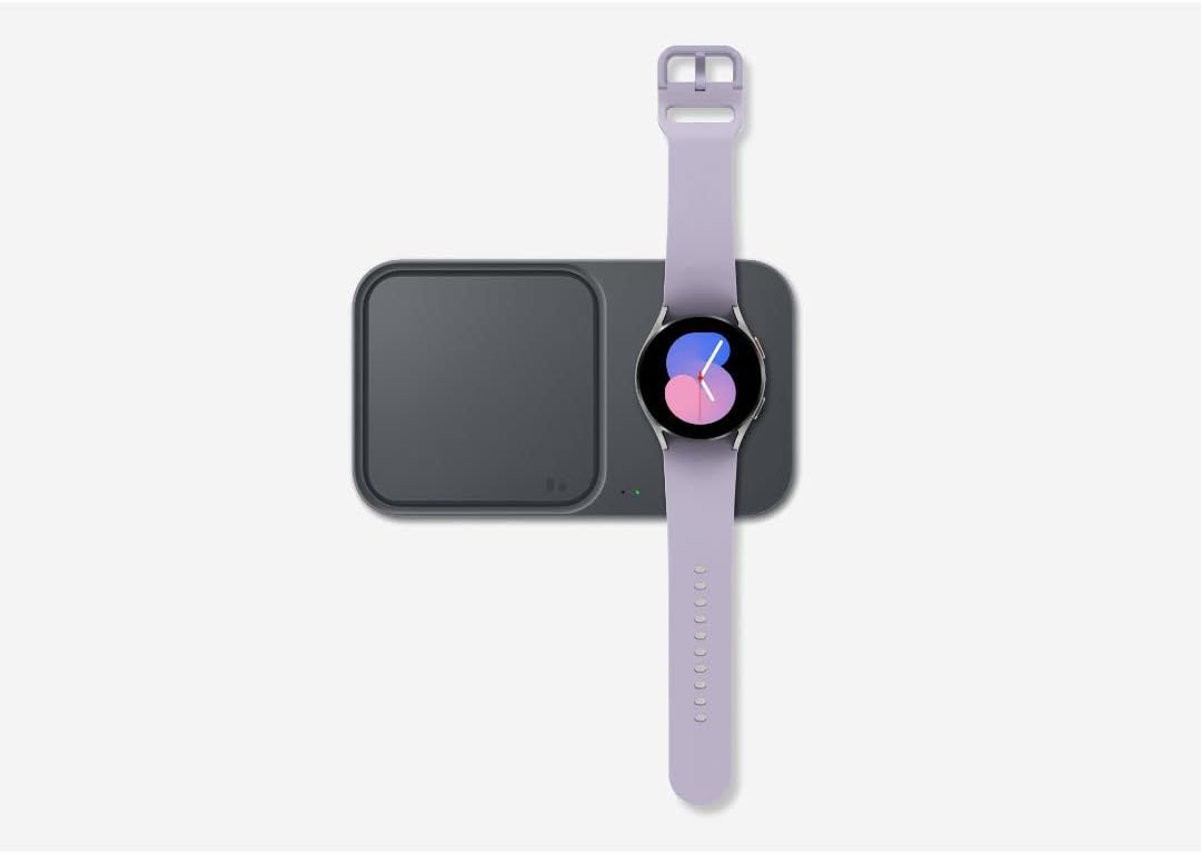 SAMSUNG Galaxy Watch 5 44mm Bluetooth Smartwatch con seguimiento del cuerpo, salud, fitness y sueño, batería mejorada, cristal de zafiro, seguimiento GPS mejorado, versión EE. UU., azul