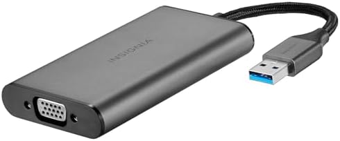 Insignia Adaptador HDMI VGA, modelo: NS-PG95503, negro