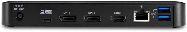 Kensington SD4840P Estación de acoplamiento sin controlador USB-C con pantalla triple 4k - 85W PD - DP++/HDMI - Windows (K33806NA)