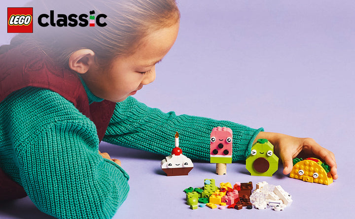 LEGO Classic Creative Food Friends - Juego de juguetes de