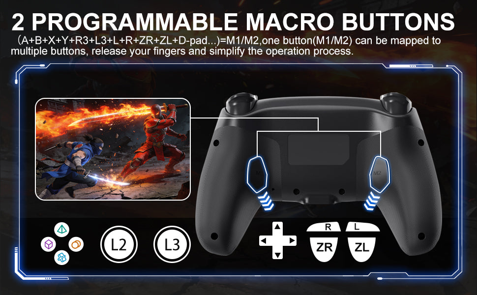 ADHJIE Controlador inalámbrico para PS5 controlador