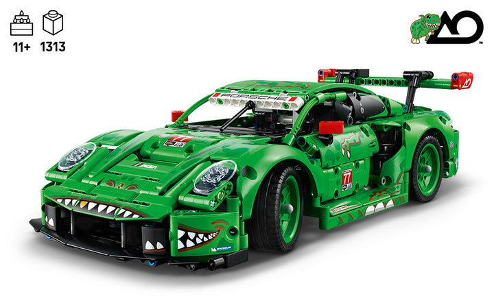 LEGO Technic Porsche 911 GT3 R Rexy AO - Juguete de