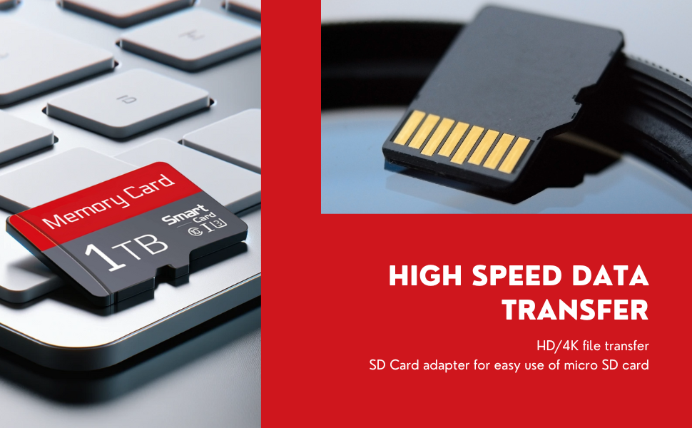 5-Star Tarjeta de memoria Micro SD de 1 TB de alta
