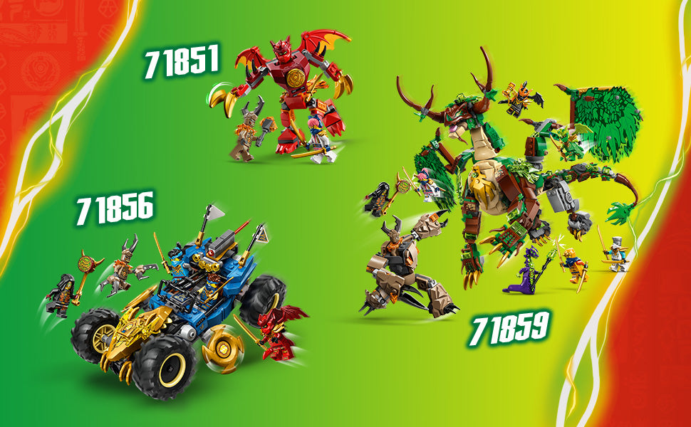 LEGO NINJAGO - Vehículo ninja de juguete de construcción