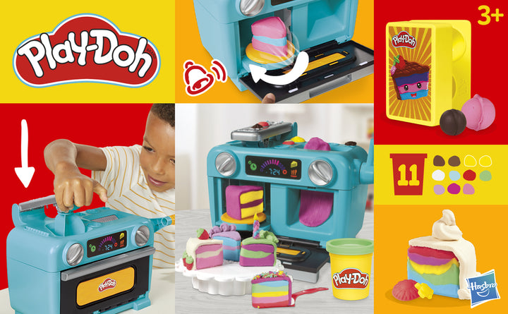 Play-Doh Super Slice Cake Playset horno de juguete con