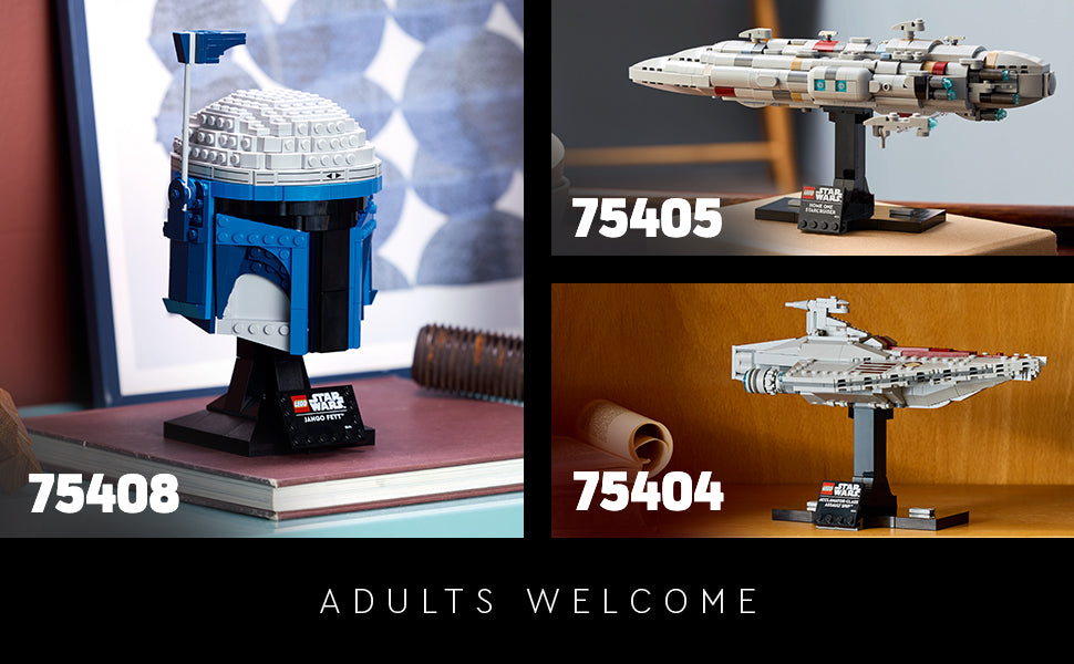 LEGO Star Wars Logo de Star Wars construido con ladrillo