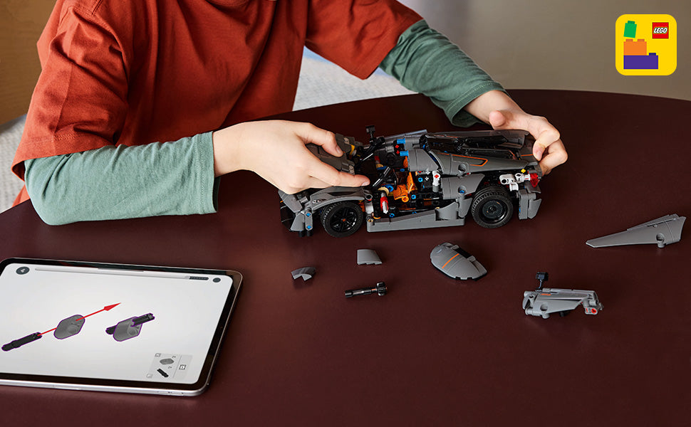 Lego Technic Koenigsegg Jesko Absolut - Hipercar gris