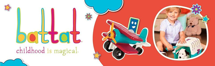 Battat - Juego de juguete de tractor de granja con luces y