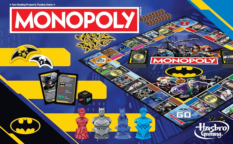 Monopoly Batman Juego de mesa Juego de monopolio para