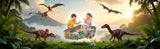 Pista de carreras de dinosaurios juego de dinosaurios