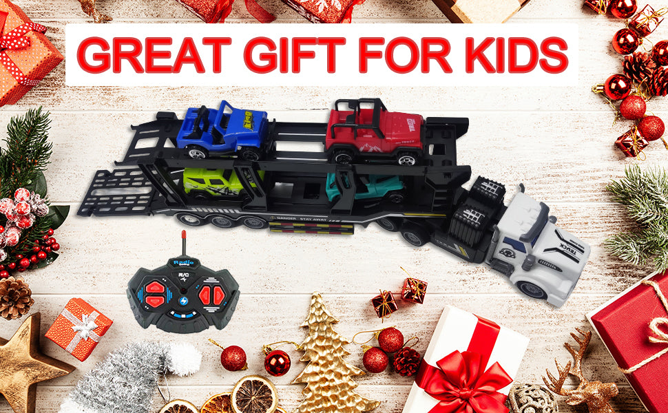 Camión transportador de automóviles a control remoto