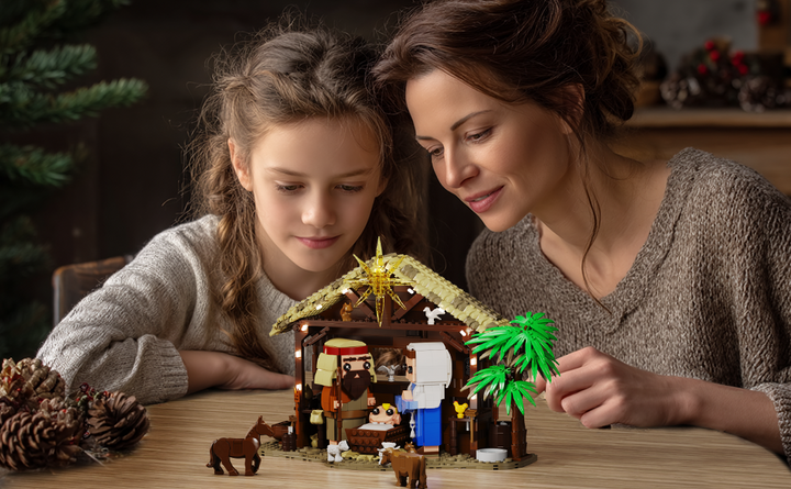 Jesus Building Block Set The Nativity SetCompatible