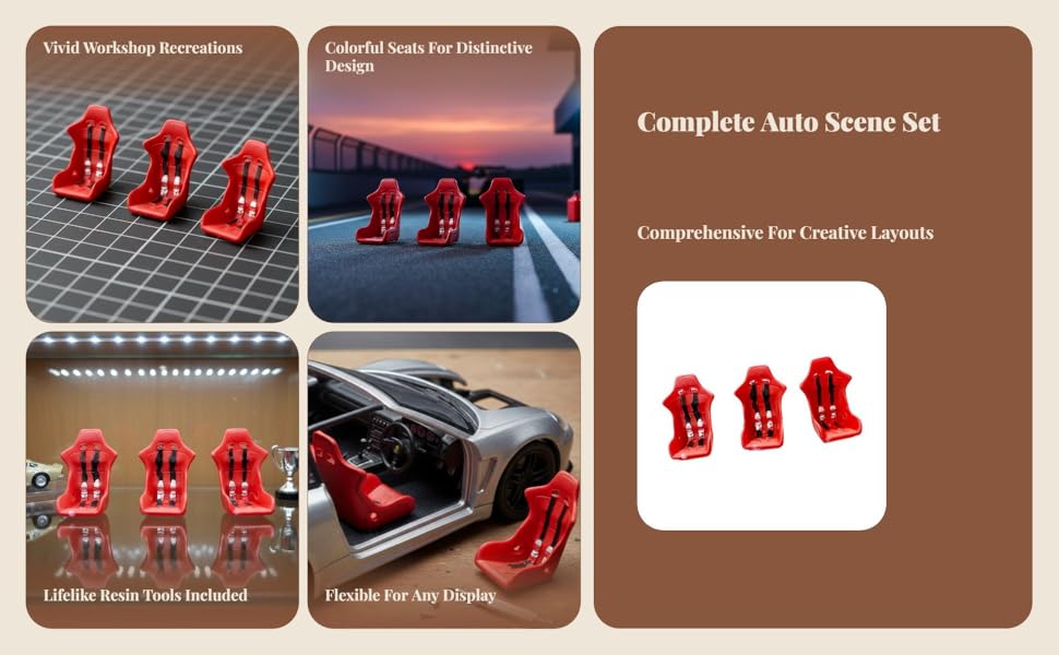 JISADER Modelo de garaje 3X escala 1/64 simulación juego