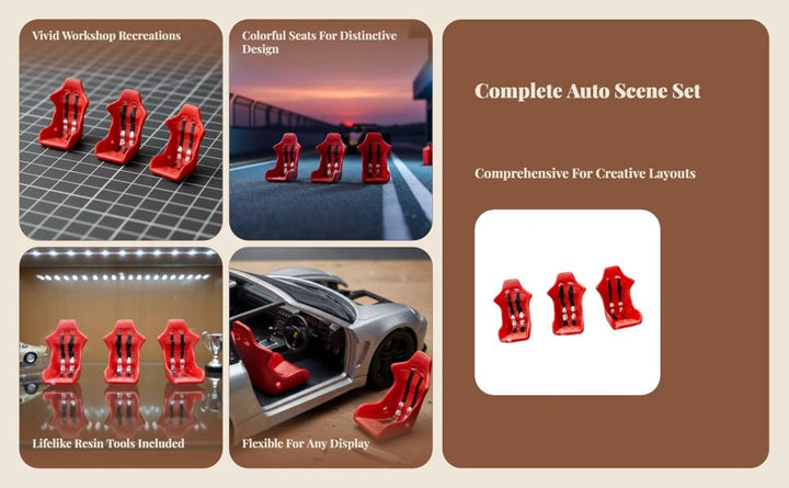 JISADER Modelo de garaje 3X escala 1/64 simulación juego