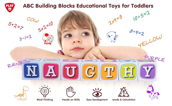 PLAY ABC - Bloques de construcción para niños pequeños de