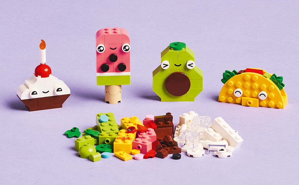 LEGO Classic Creative Food Friends - Juego de juguetes de