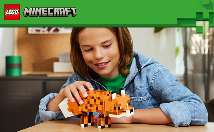 LEGO Minecraft The Fox - Juguete de construcción y