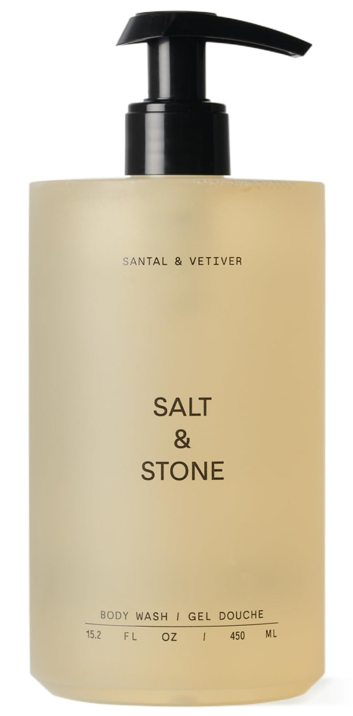 Salt &amp; Stone Gel de baño con antioxidantes para una humedad pro...