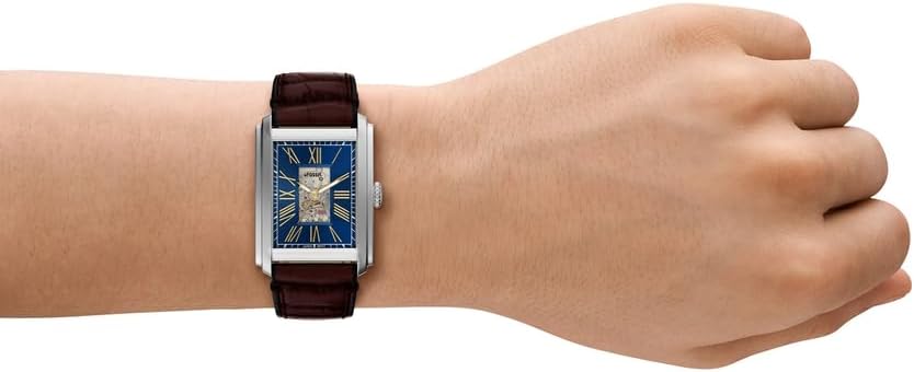 Fossil Reloj Carraway con esfera azul para hombre - ME3273