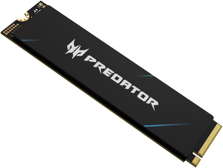 Acer Predator GM9 M.2 Gen5 SSD de 2 TB, hasta 14500 MB\/s, unidad i...