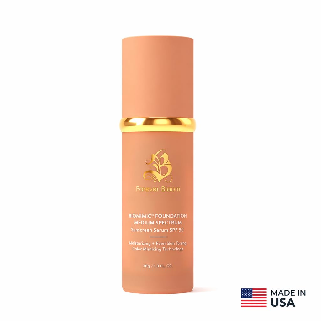 Base con Espectro Medio Bio Mimic de Forever Bloom; Protección sola...