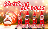 Peluche de elfo navideño que se comporta mal muñeca larga