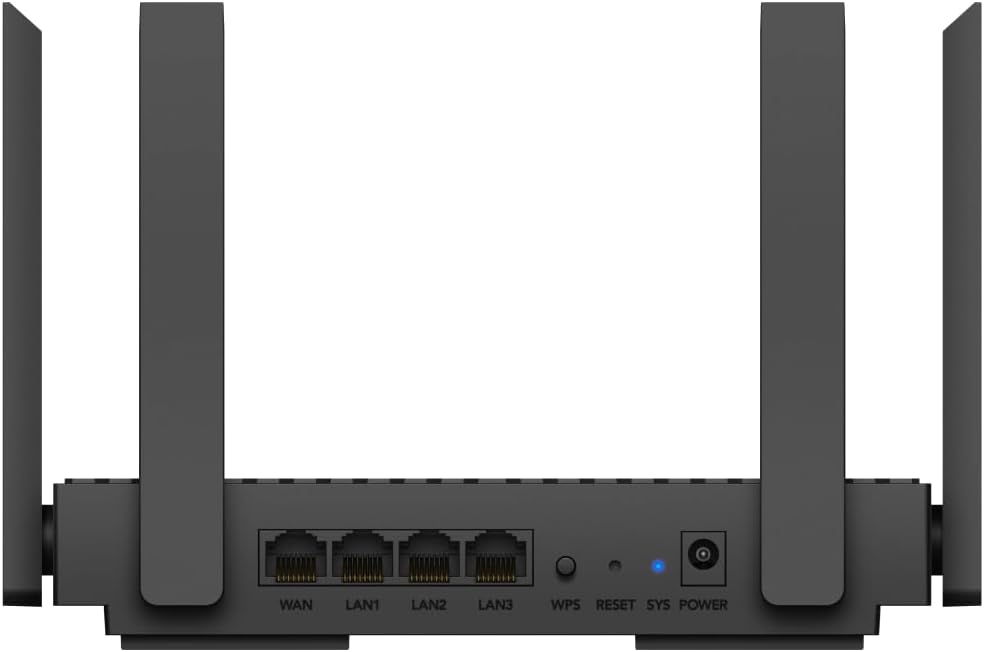Cudy AX1500 Router Wi-Fi 6 de doble banda, enrutador de Internet 80...