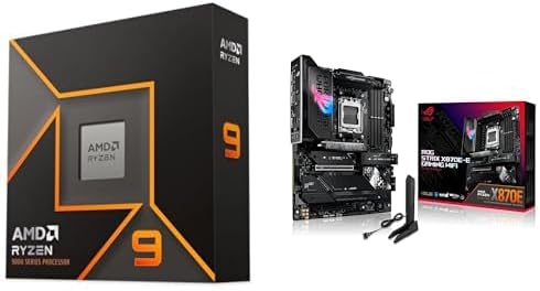 AMD Ryzen 9 9900X + ROG Strix X870E-E WiFi para juegos
