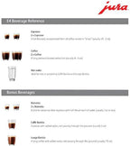 Jura Máquina de café automática blanca E4 Piano