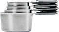 OXO Good Grips - Vasos medidores de acero inoxidable con broches magnéticos (4 unidades)