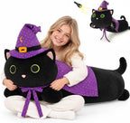 MaoGoLan - Almohada corporal de felpa de 44 pulgadas, almohada de gato de