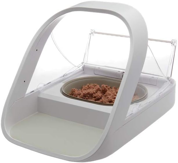 Sure Petcare -SureFlap - SureFeed - Alimentador para mascotas con microchip - Comedero automático selectivo para mascotas que hace que las comidas sean libres de estrés, adecuado tanto para alimentos