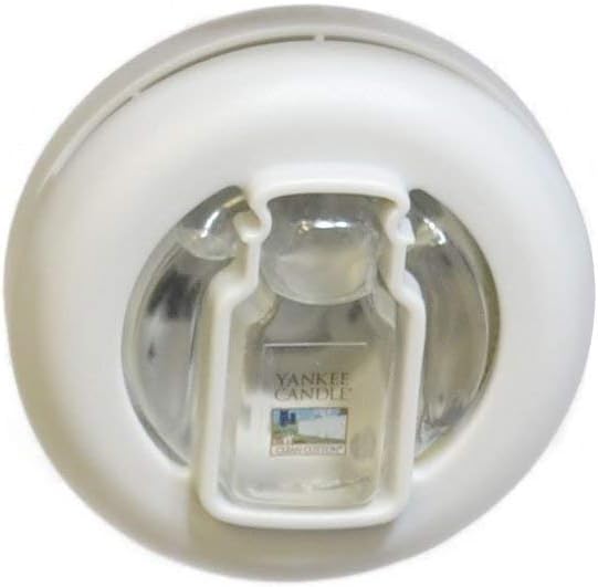 Yankee Candle, Clips de ventilación Smart-Scent para ambientador de auto, 4 unidades (Aroma de Algodón Limpio)