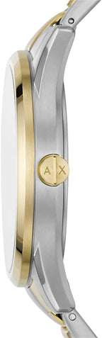 A|X Armani Exchange Reloj multifunción para hombre con correa de cuero o acero inoxidable