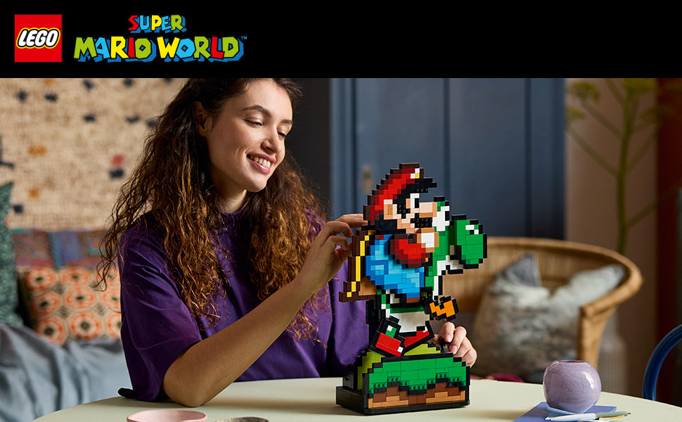 LEGO Super Mario World Mario Yoshi - Juego de