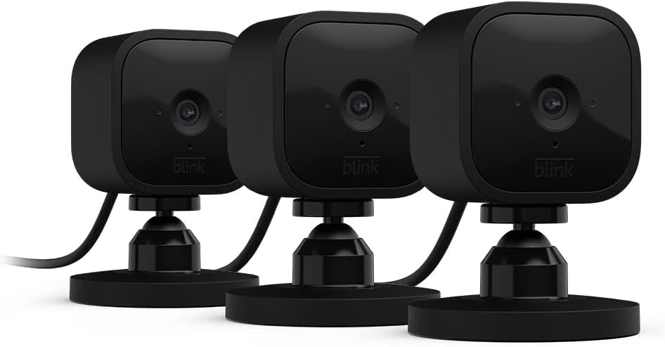 Blink Mini - Cámara de seguridad inteligente compacta, conectable,...