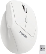 PHILIPS Ratón ergonómico - Ratón vertical con DPI ajustable de 800\...