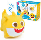 JITTERYGIT Baby Shark Pinkfong - Juguete musical oficial de peluche con forma de tolva animal, juguete inflable para llevar, regalo de cumpleaños para niños y niños pequeños (niños y niñas) a partir