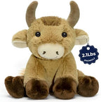 Jirafa - Juguetes de peluche con peso, almohada de felpa suave y bonita de
