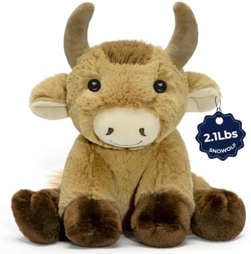 Jirafa - Juguetes de peluche con peso, almohada de felpa suave y bonita de