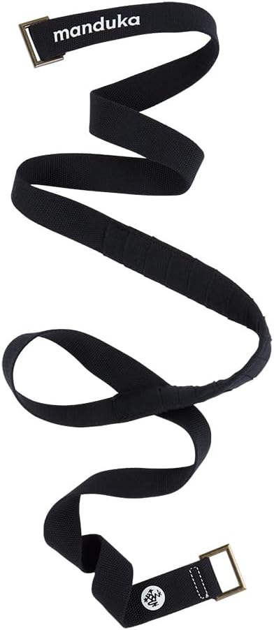 Manduka Esterilla transportadora de yoga – Algodón ecológico, fácil de transportar, manos libres, para todos los tamaños de esterilla, 68 x 1.5 pulgadas