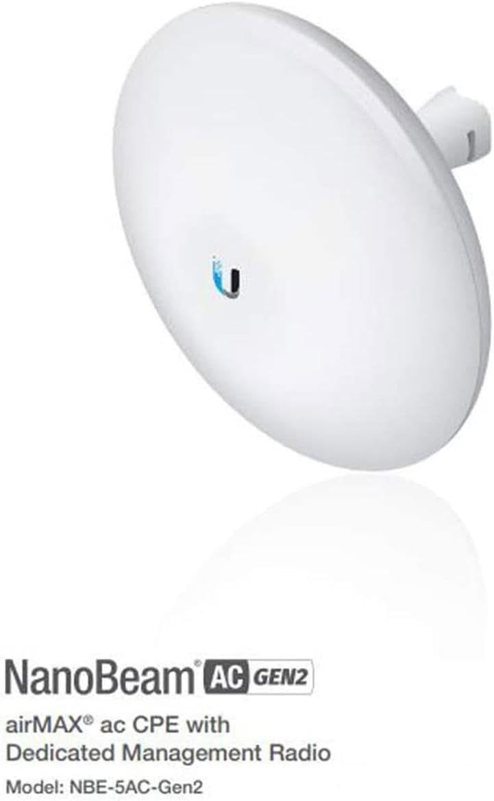 Ubiquiti Networks Paquete de 2 NBE-5AC-GEN2 NanoBeam ac