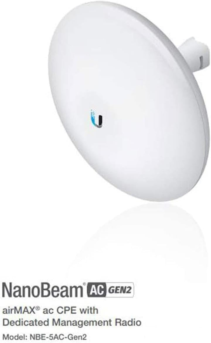 Ubiquiti Networks Paquete de 2 NBE-5AC-GEN2 NanoBeam ac