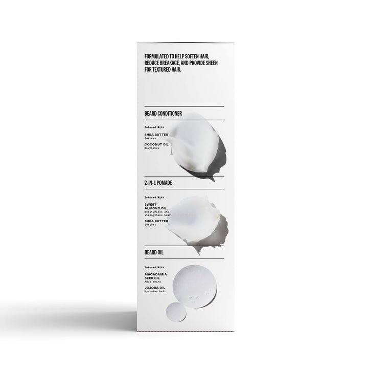 Kit de aseo de barba para hombres de Bevel - Incluye acondicionador...