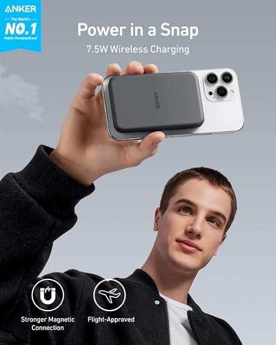 Anker Cargador portátil magnético 621 (MagGo), banco de energía ina...